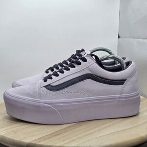 Women's Size 9.5 - Vans Old Skool Platform Lilac‎ Platform Shoes Sneakers LNC